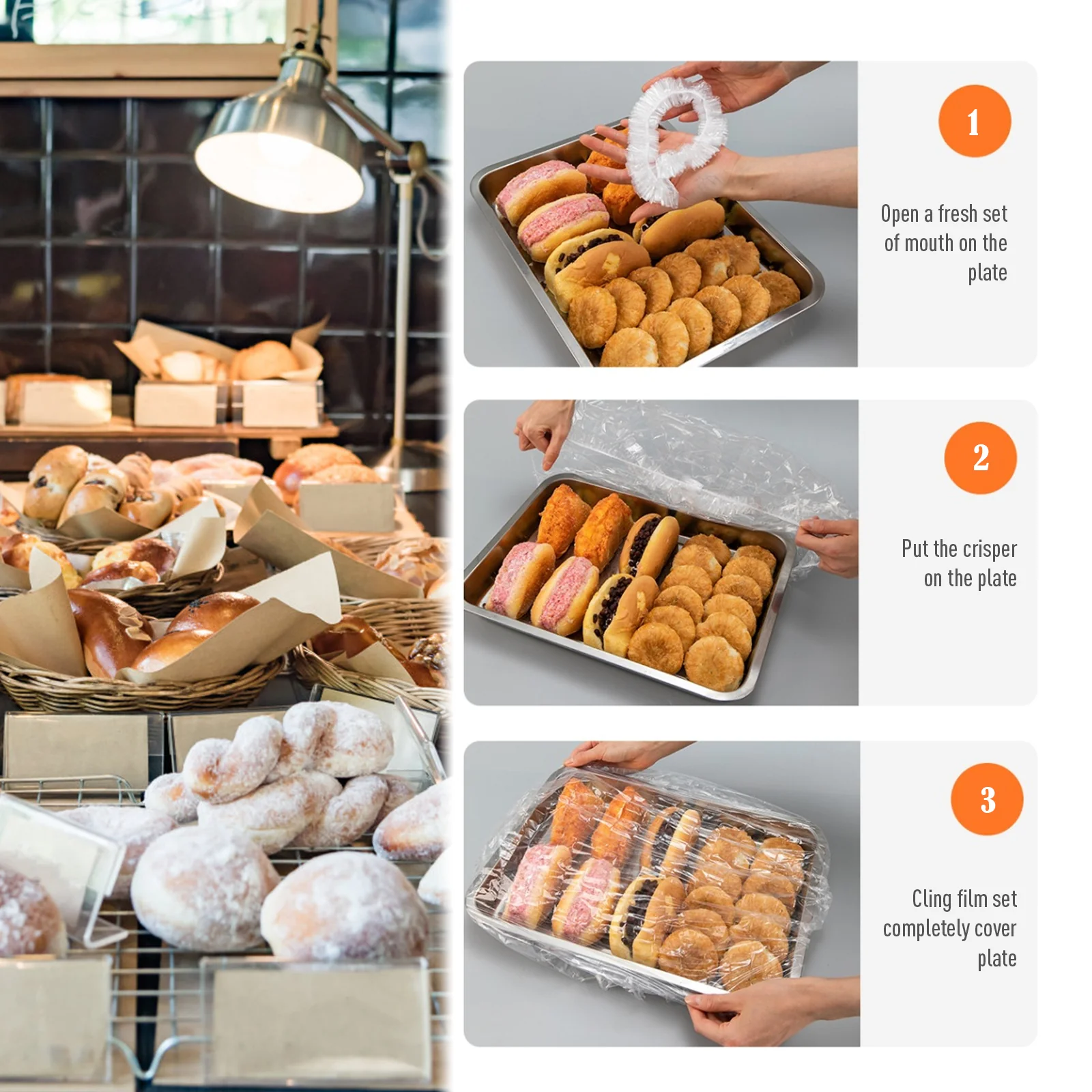 50PCS Oversize Food-Grade Food Cover - Image 20