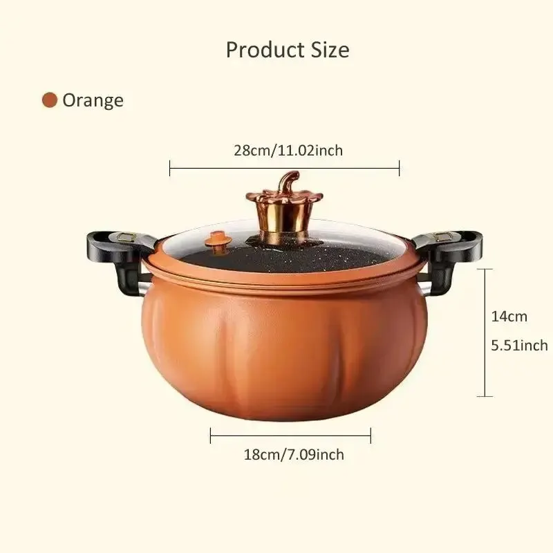 5L Pumpkin Micro-Pressure Soup Pot - Image 7