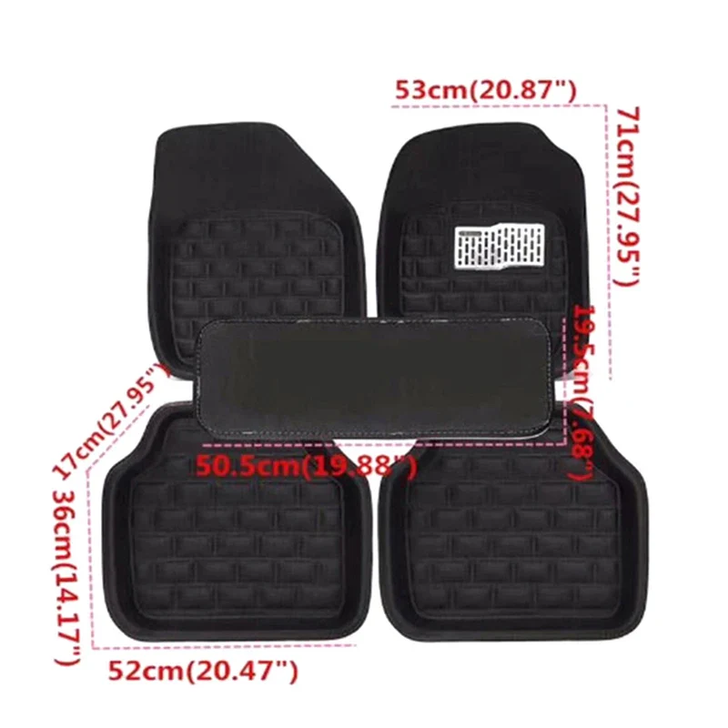 5PCS Auto Floor Mat - Image 3