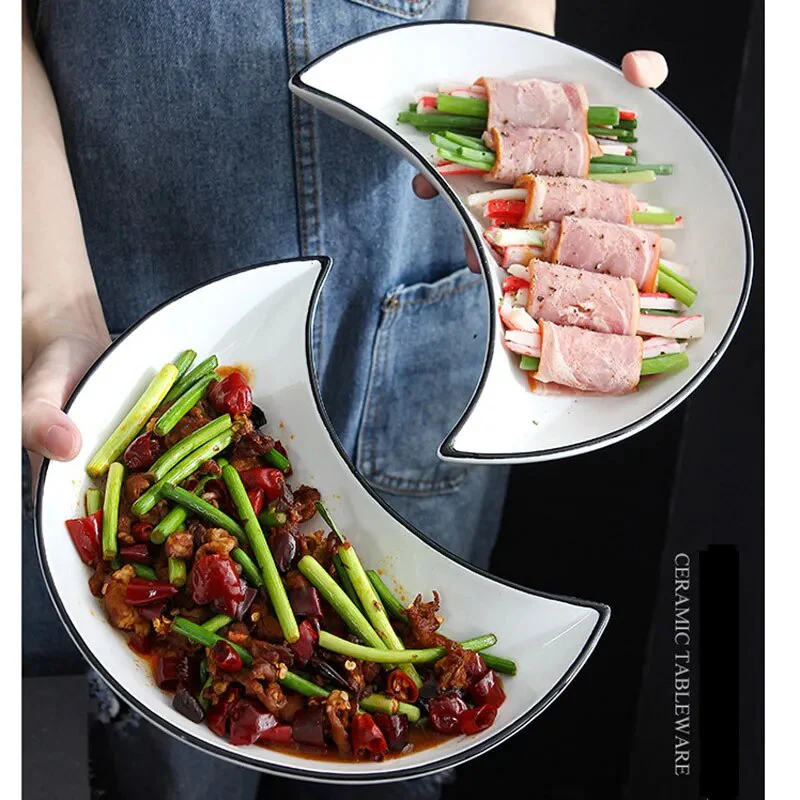 5PCS Ceramic Plate Set - Image 3