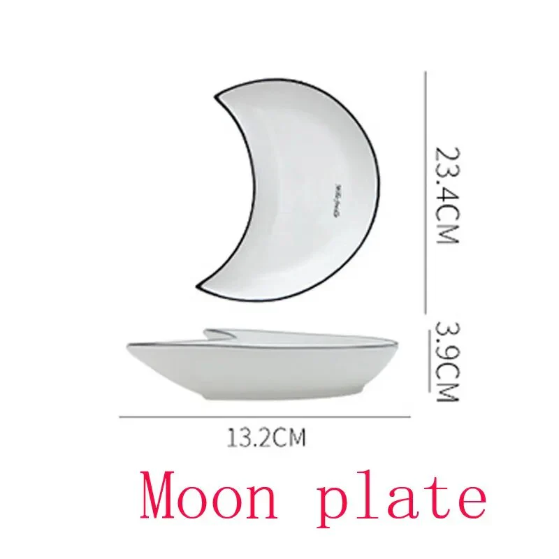 5PCS Ceramic Plate Set - Image 5