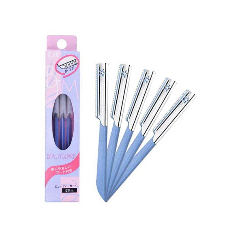 5PCS Japanese Wide Blade Eyebrow Facial Shaver - Image 3