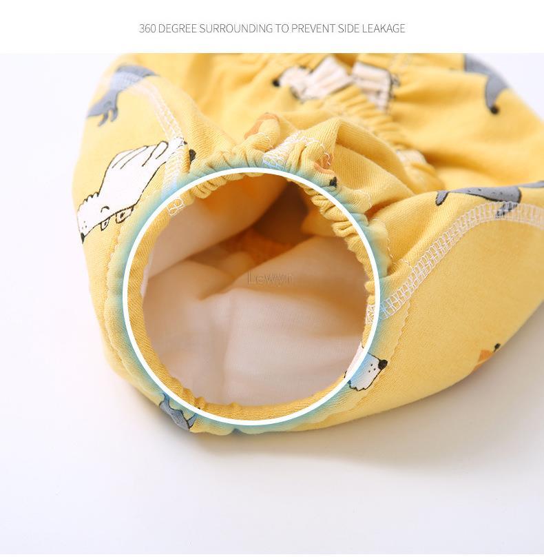 5PCS Reusable Cotton Baby Training Diapers - Image 14