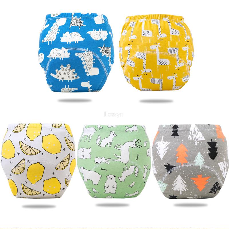 5PCS Reusable Cotton Baby Training Diapers - Image 20