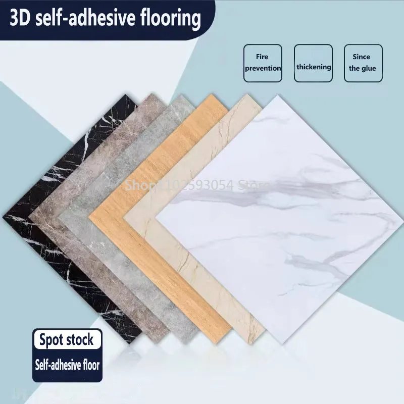 5PCS Self Adhesive Faux Marble Tiles - Image 2