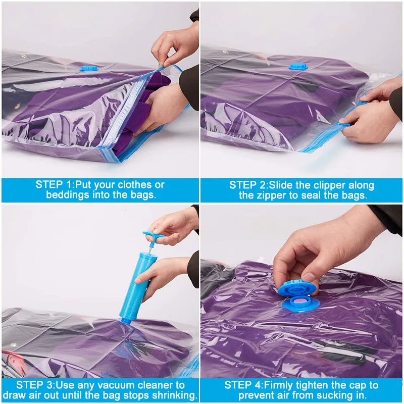 5PCS Vacuum Storage Bags - Image 6