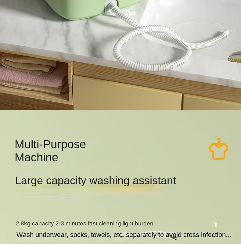 6.5L Foldable Touch Button Washing Machine - Image 22