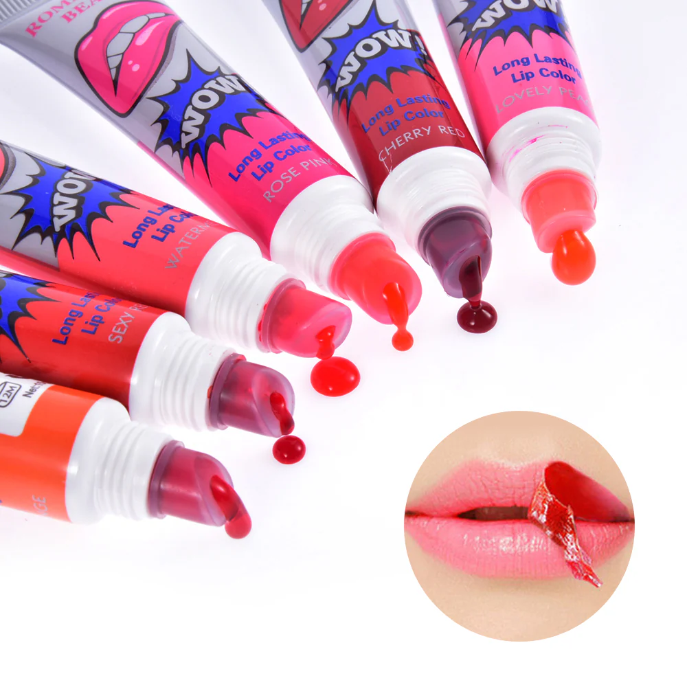 6 Colors Peel Off Liquid Lipstick - Image 13