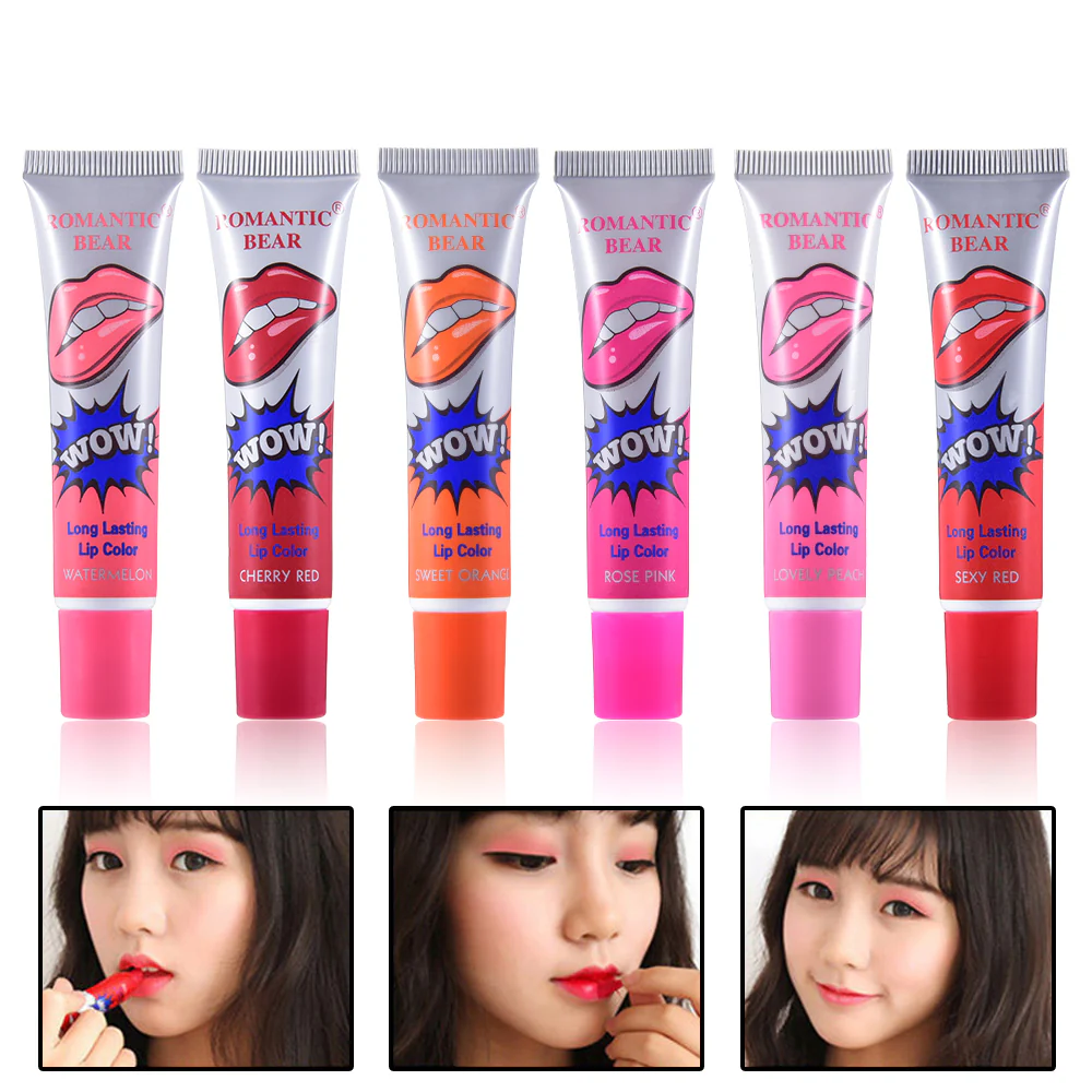 6 Colors Peel Off Liquid Lipstick - Image 16