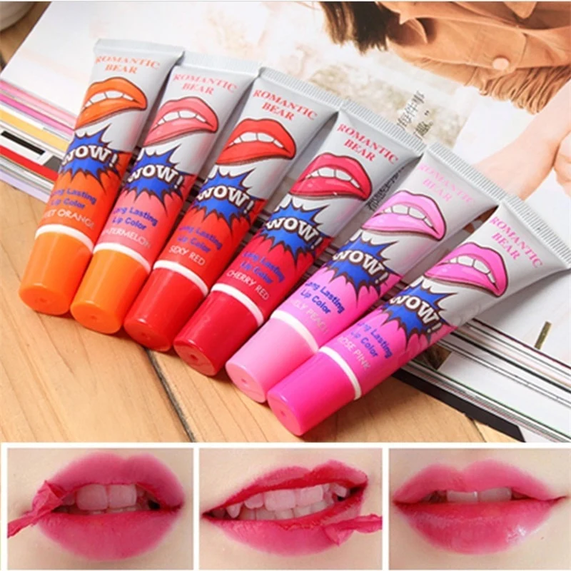 6 Colors Peel Off Liquid Lipstick - Image 9