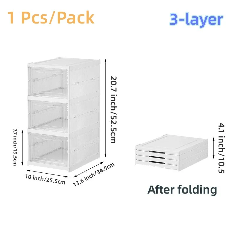 6 Layers Foldable Shoe Box - Image 3