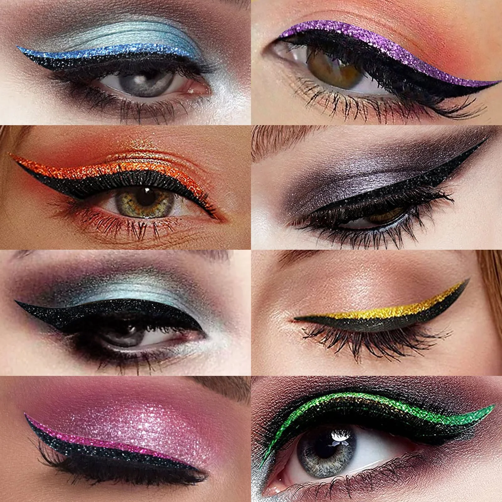 6 Pairs Waterproof Eyeliner Sticker - Image 16