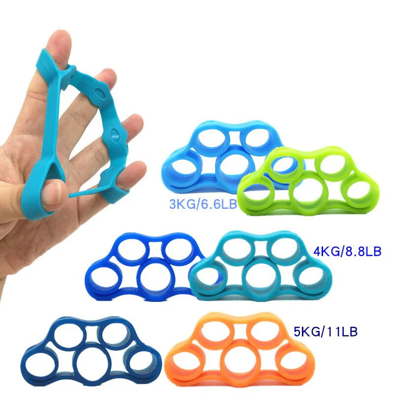 6-piece Set Silicone Muscle Power Hand Grip - Image 3