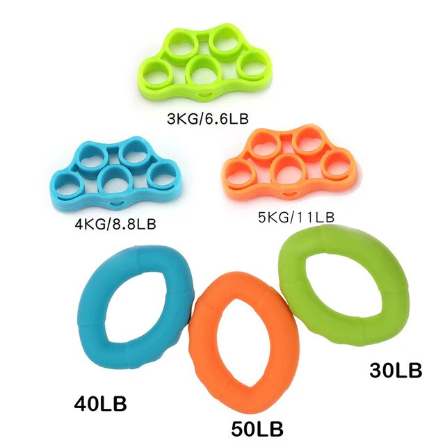 6-piece Set Silicone Muscle Power Hand Grip - Image 6
