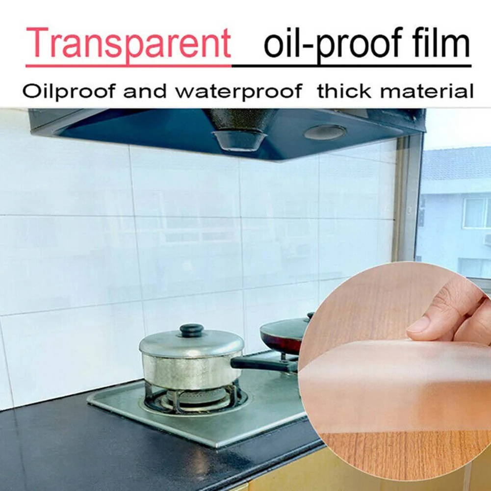 60cm*3m Transparent Oil-proof Wall Sticker - Image 10
