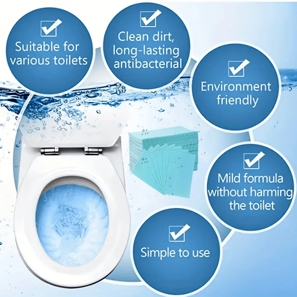 60PCS/120PCS Floor Toilet Cleaning Sheets - Image 3