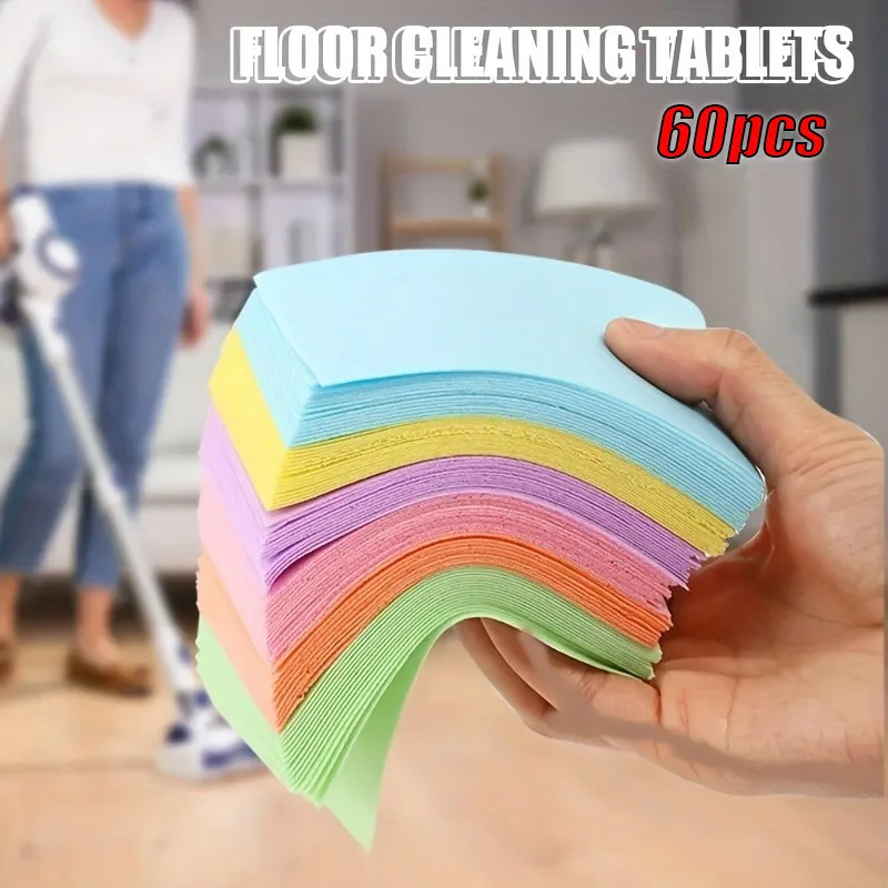 60PCS/Set Mopping Floor Toilet Cleaning Sheets - Image 2