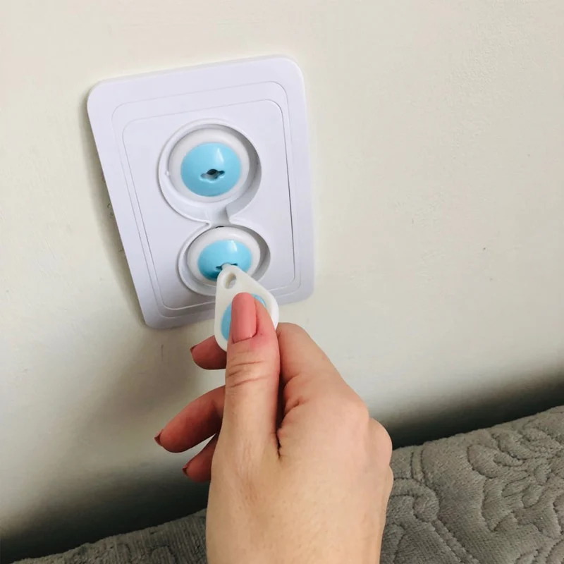 6PCS + 1 Key Socket Cover EU Plug - Image 6