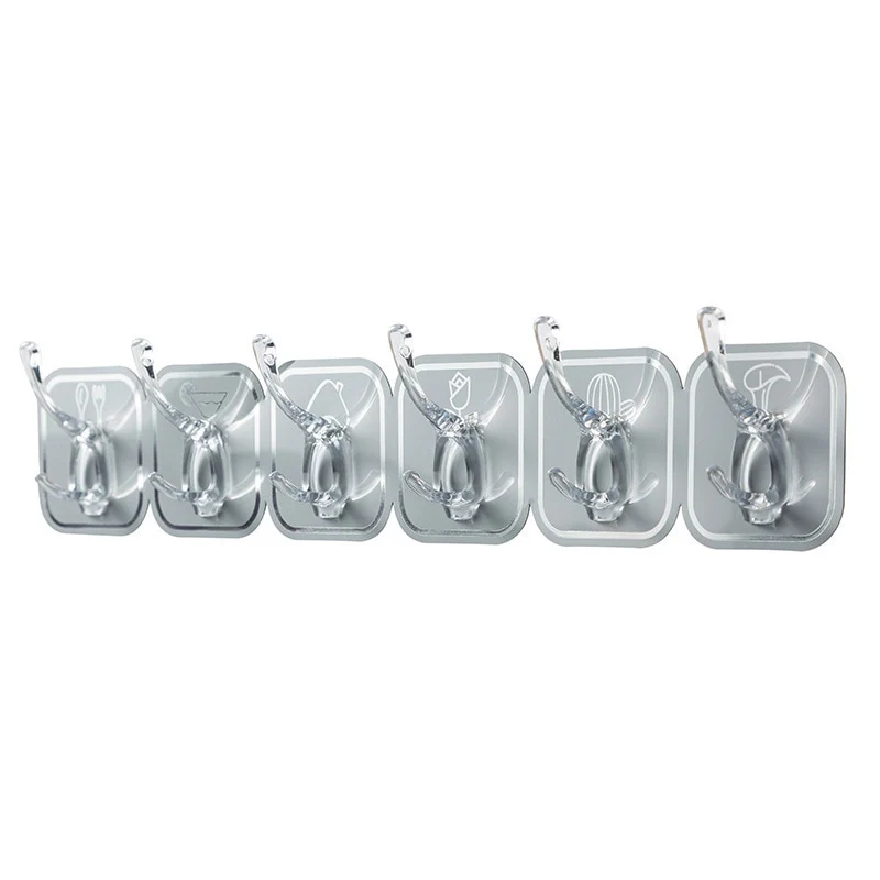 6PCS Self Adhesive Wall Hook - Image 4