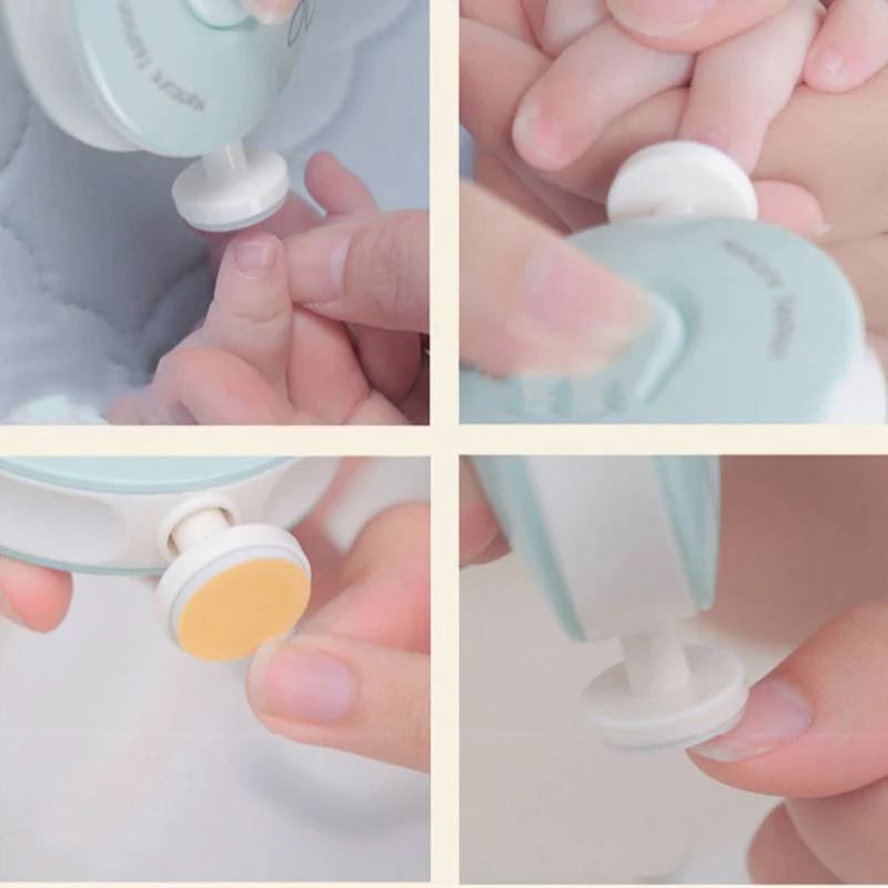 6PCS Set Electric Nail Trimmer File for Baby and Adult - Image 9