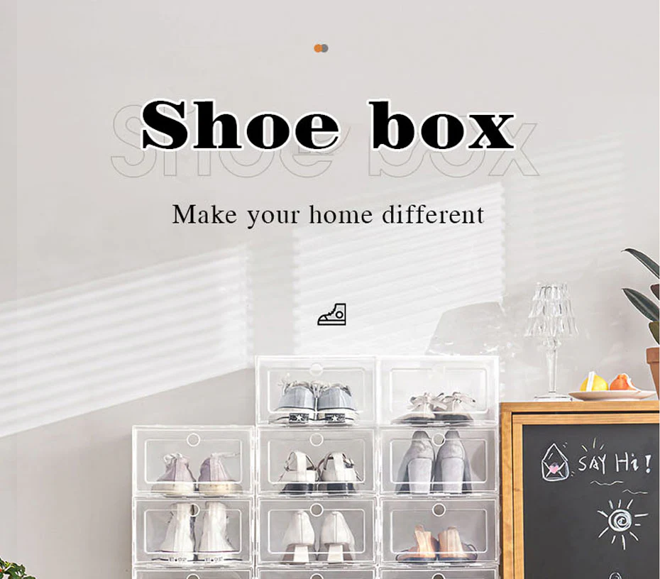 6PCS/Set Foldable Shoe Box - Image 8