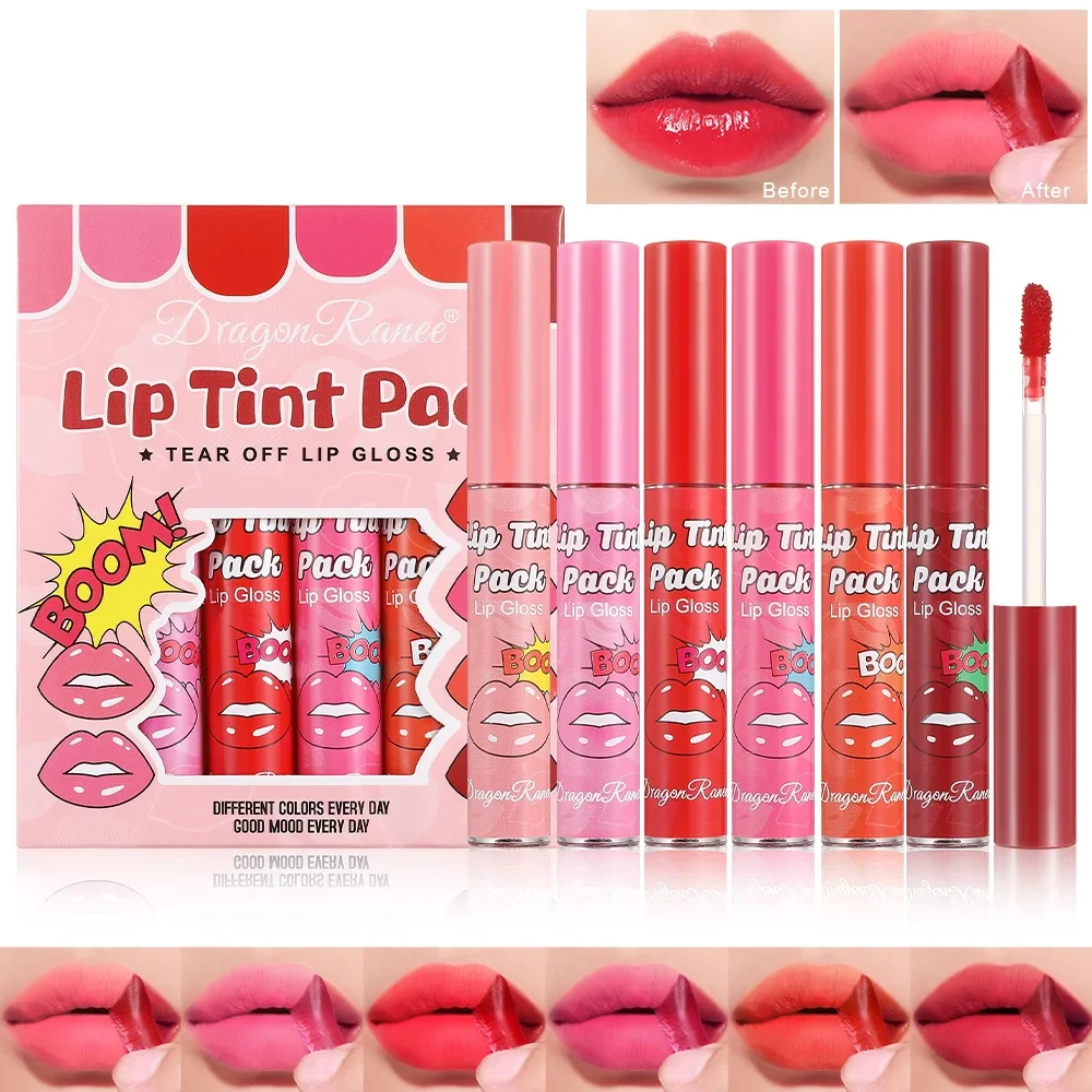 6PCS/Set LustraKiss Temporary Lip Tattoo - Image 2
