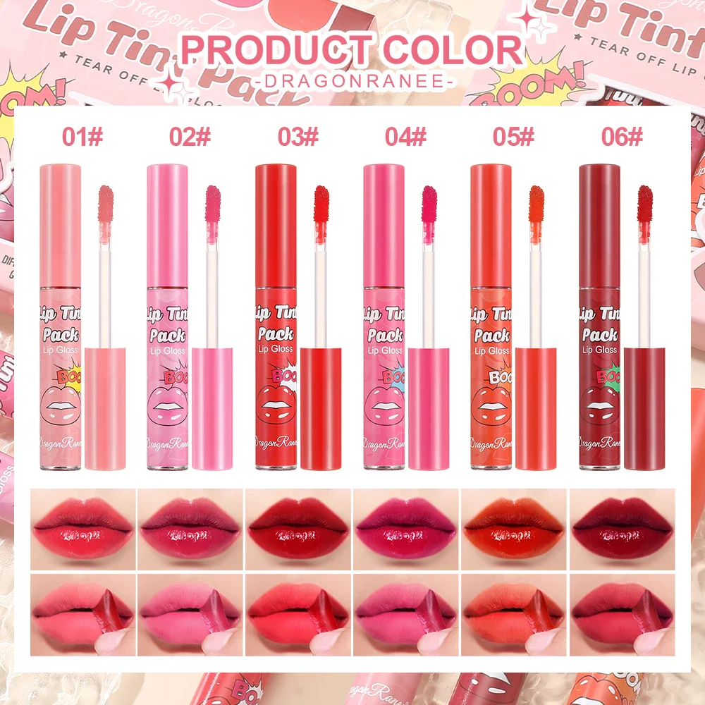 6PCS/Set LustraKiss Temporary Lip Tattoo - Image 5