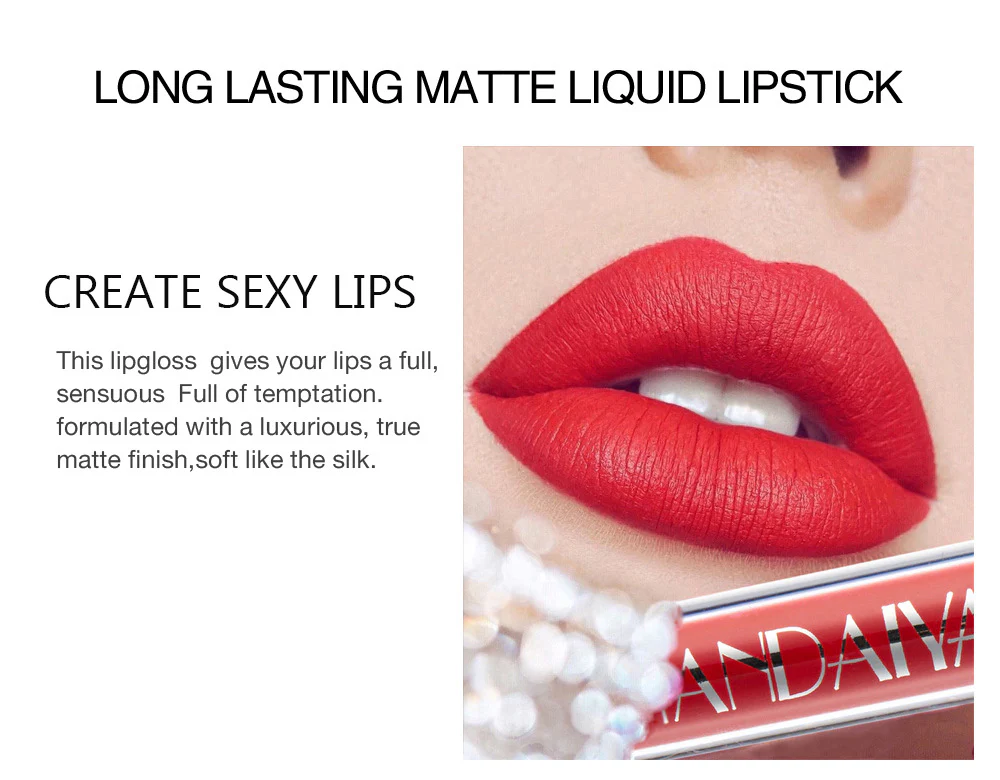 6PCS/Set Velvet Matte Lipstick - Image 10