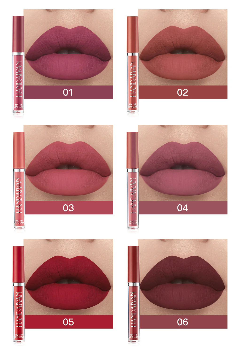 6PCS/Set Velvet Matte Lipstick - Image 13