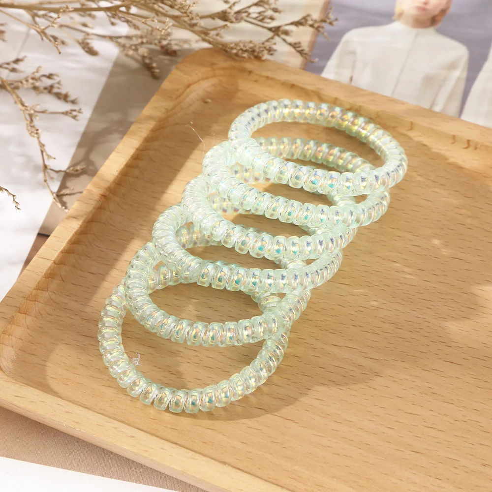 6PCS Spiral Hair Ties - Image 10