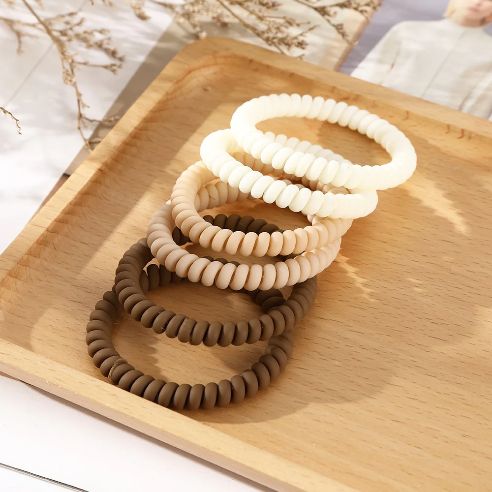 6PCS Spiral Hair Ties - Image 11
