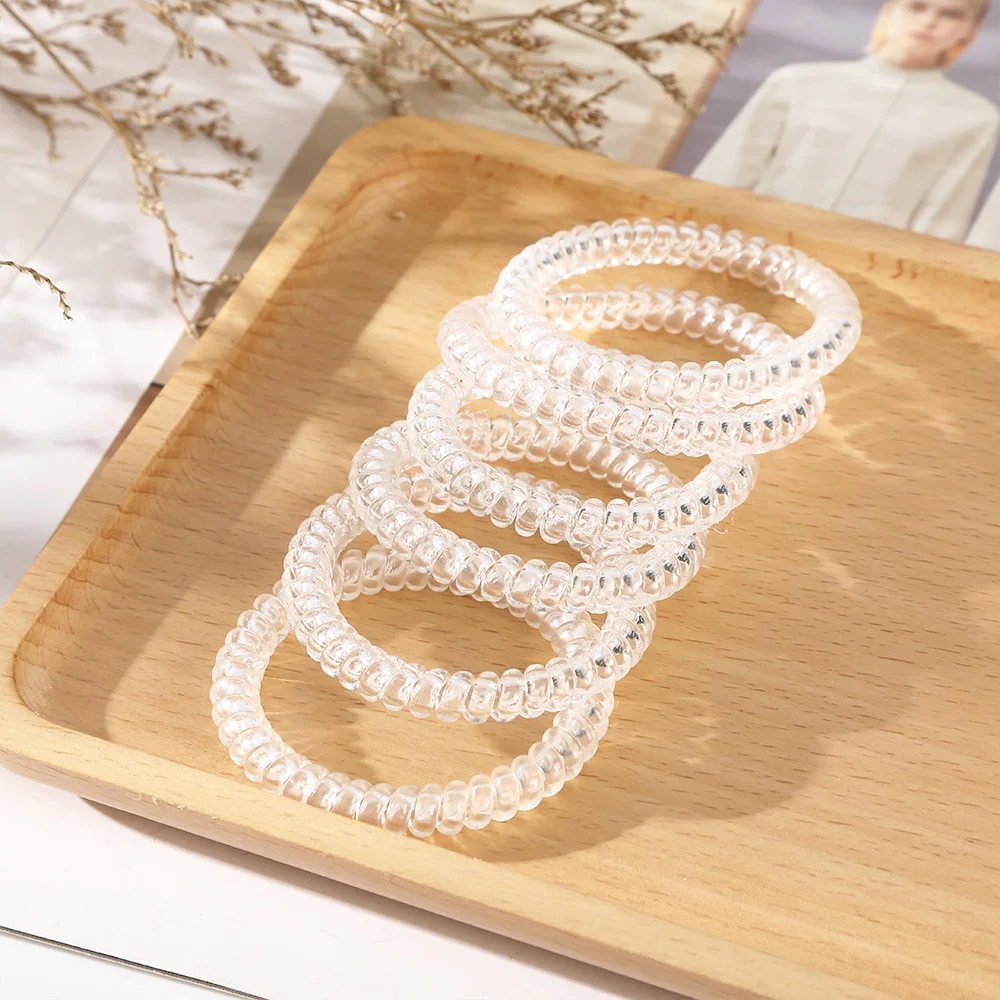 6PCS Spiral Hair Ties - Image 13