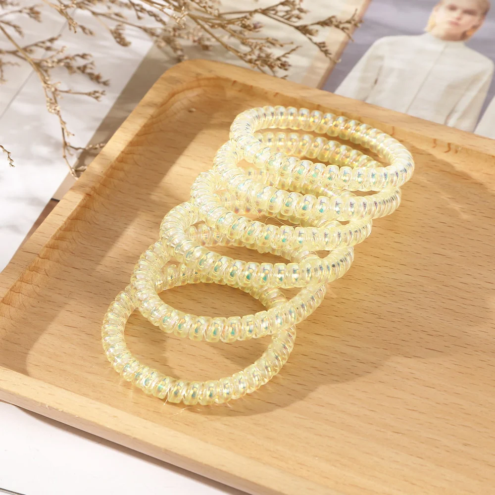 6PCS Spiral Hair Ties - Image 14