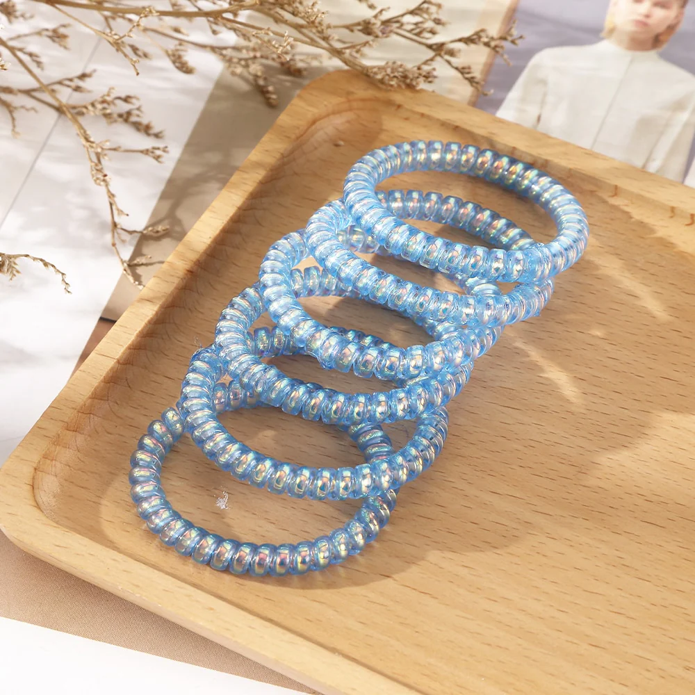 6PCS Spiral Hair Ties - Image 16
