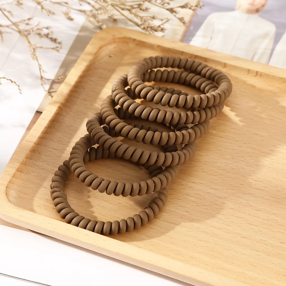 6PCS Spiral Hair Ties - Image 2