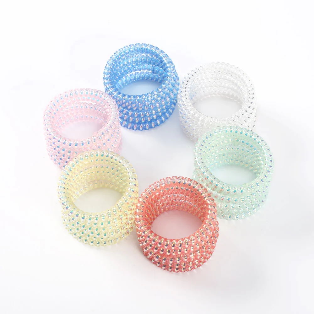 6PCS Spiral Hair Ties - Image 20