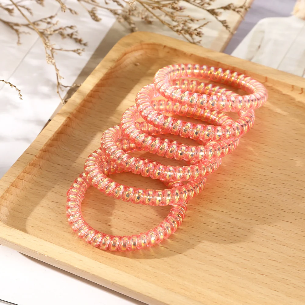 6PCS Spiral Hair Ties - Image 4