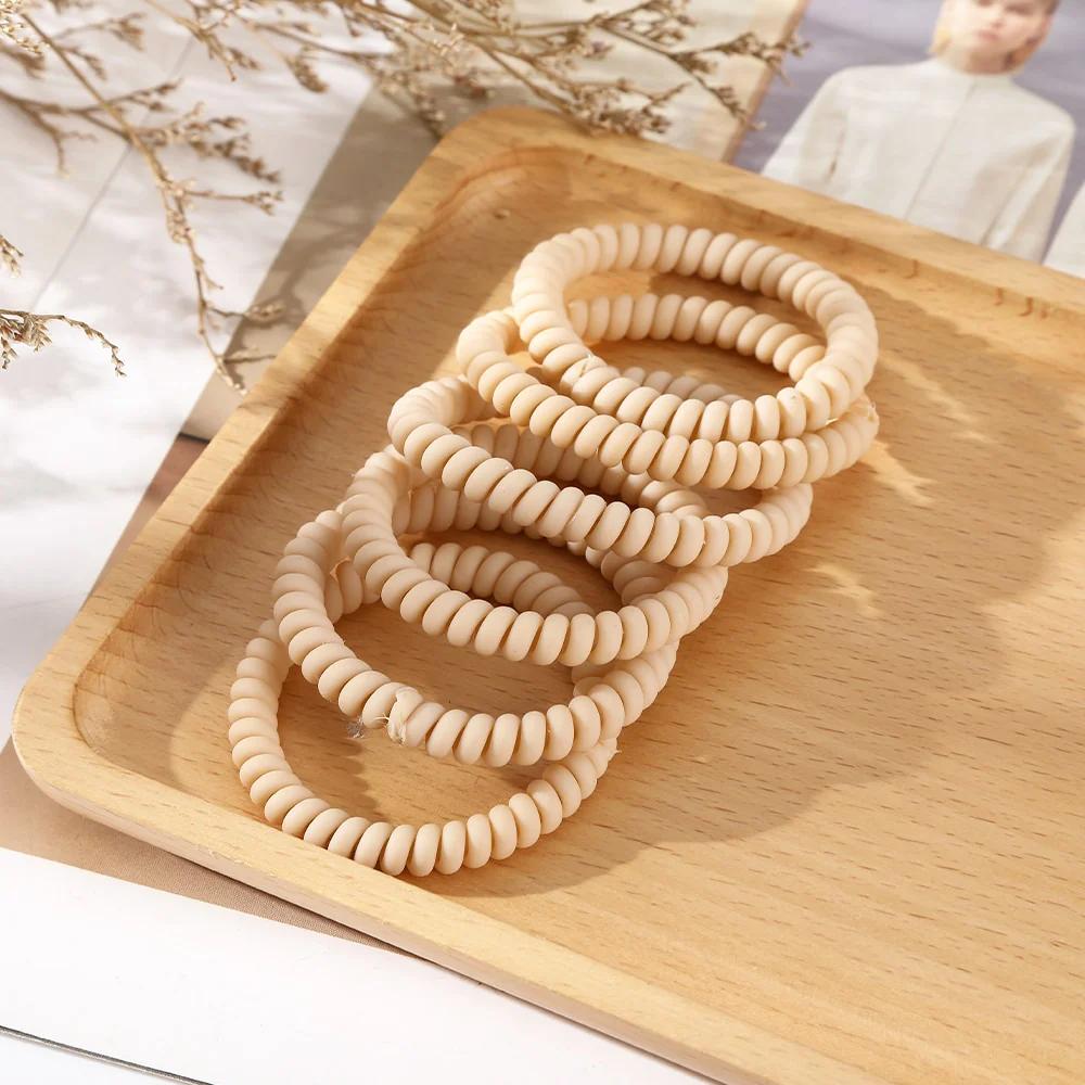 6PCS Spiral Hair Ties - Image 5