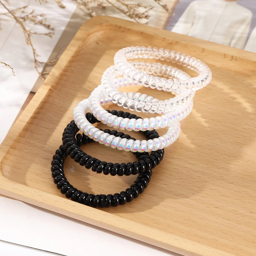 6PCS Spiral Hair Ties - Image 6