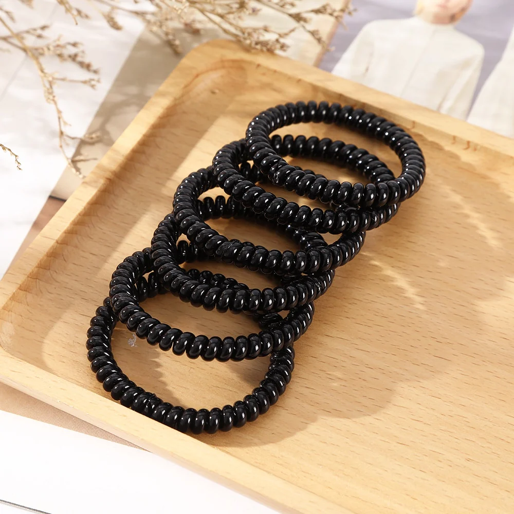 6PCS Spiral Hair Ties - Image 7