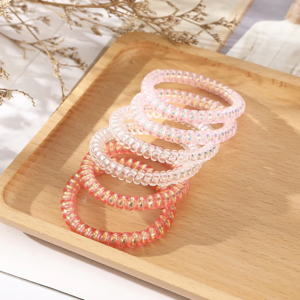 6PCS Spiral Hair Ties - Image 8