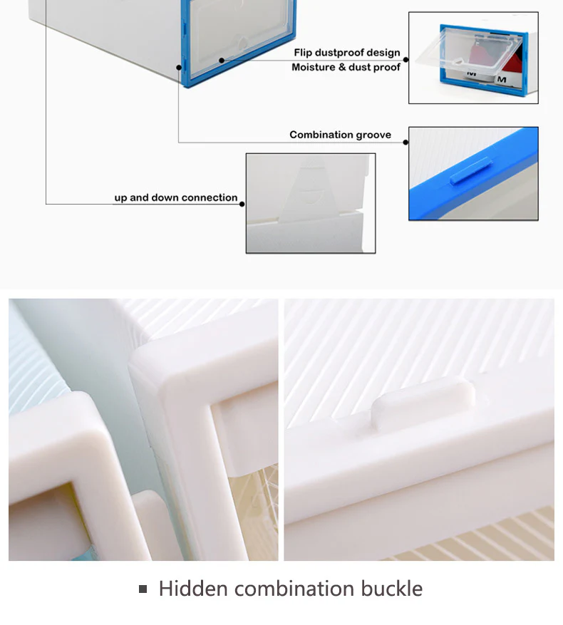 6PCS Transparent Shoe Box - Image 15