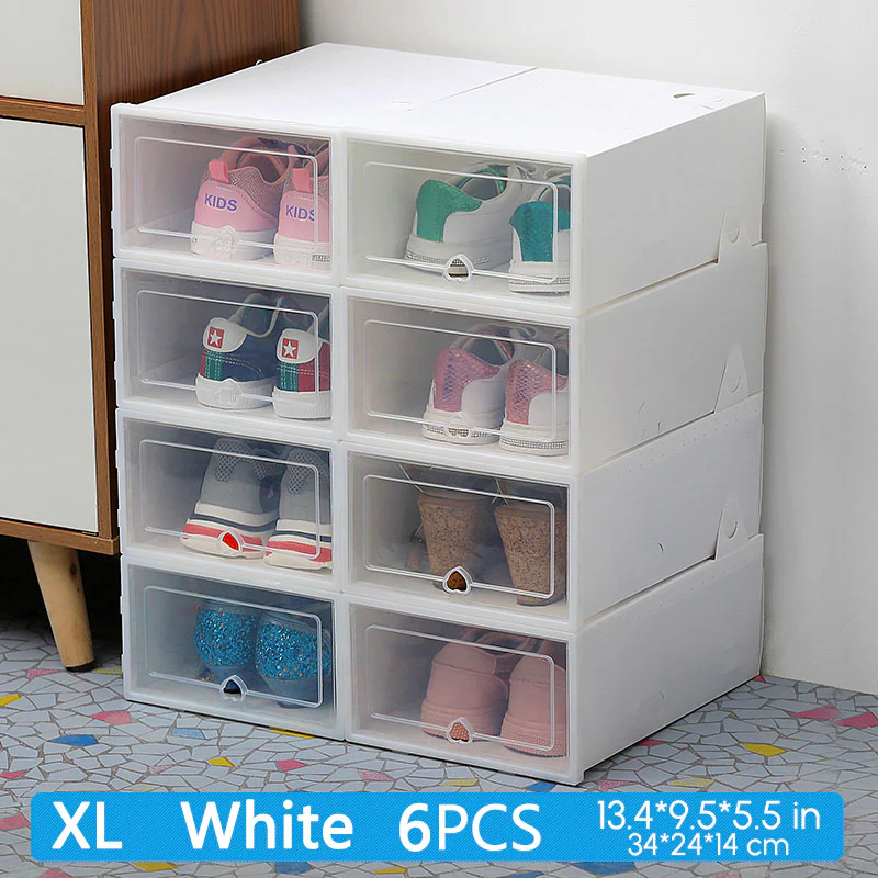 6PCS Transparent Shoe Box - Image 3