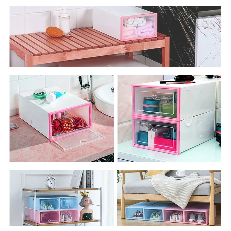 6PCS Transparent Shoe Box - Image 9