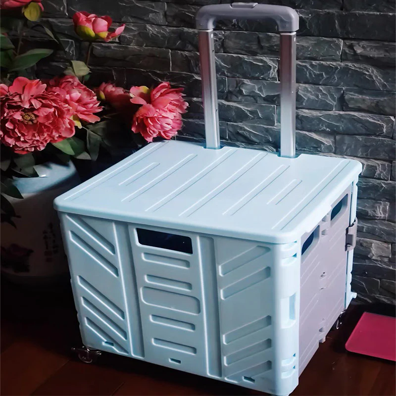 75L Portable Shopping Cart Trolley - Image 15