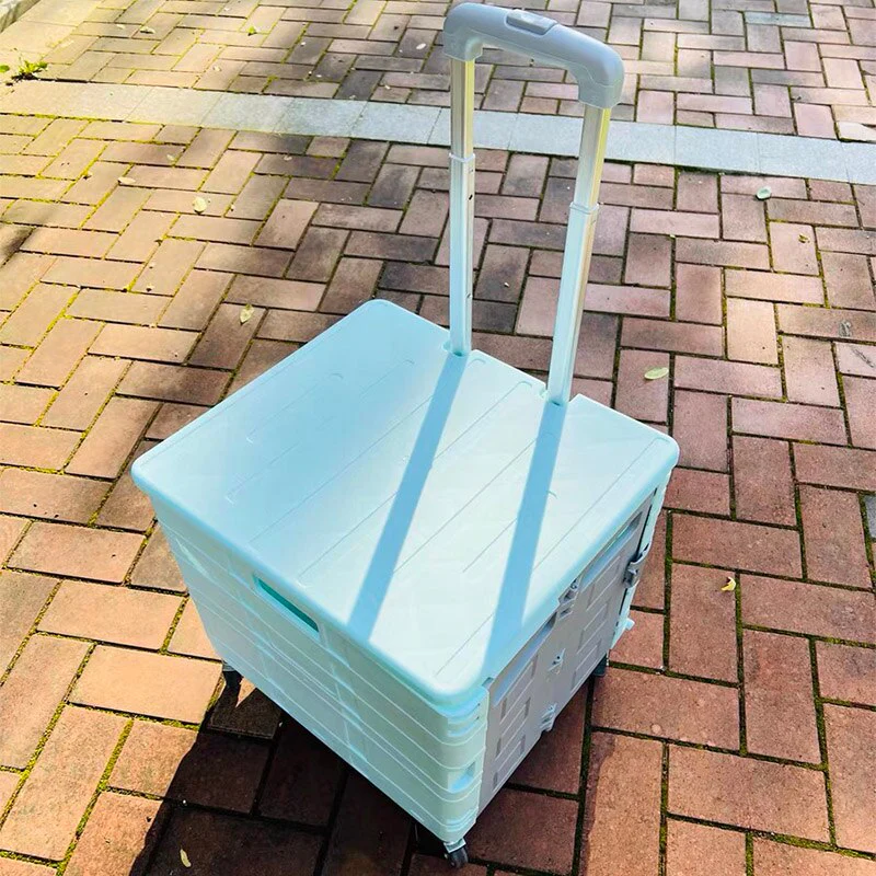 75L Portable Shopping Cart Trolley - Image 8