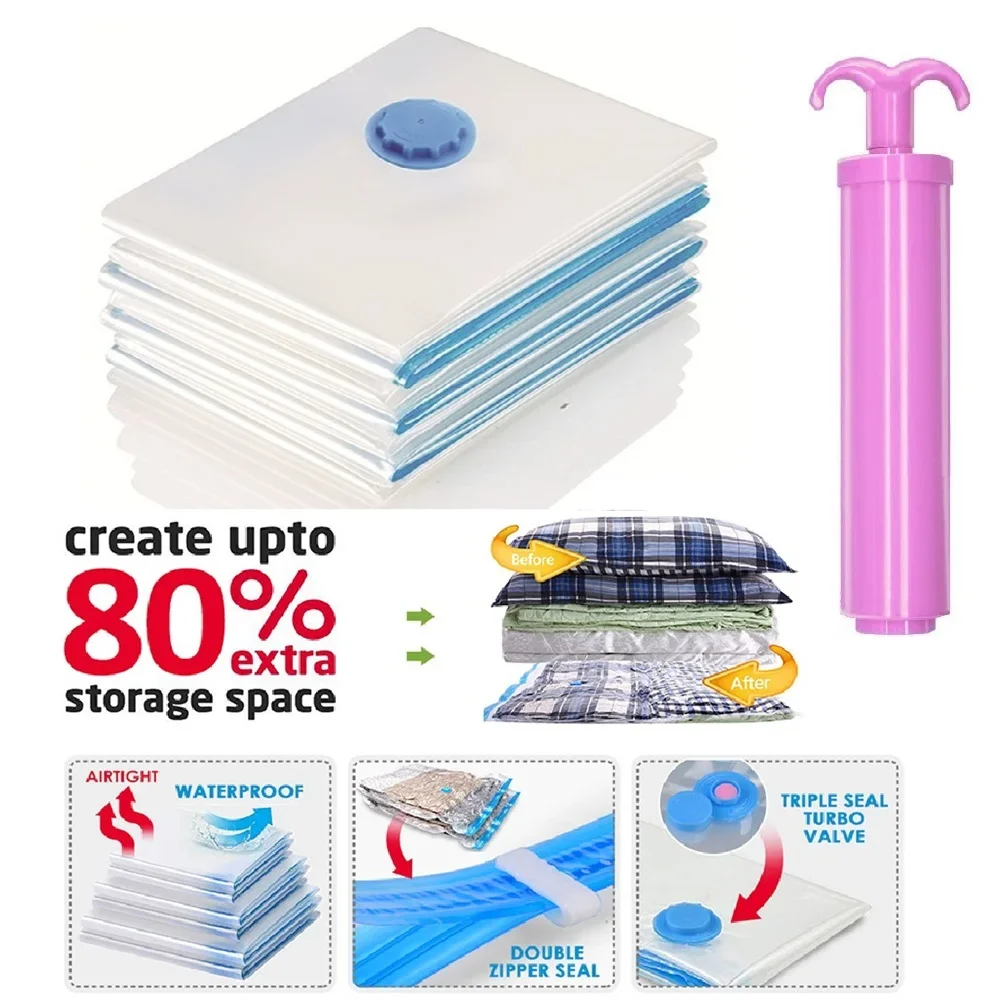 7PCS/Pack Vacuum Storage Bags - Image 2