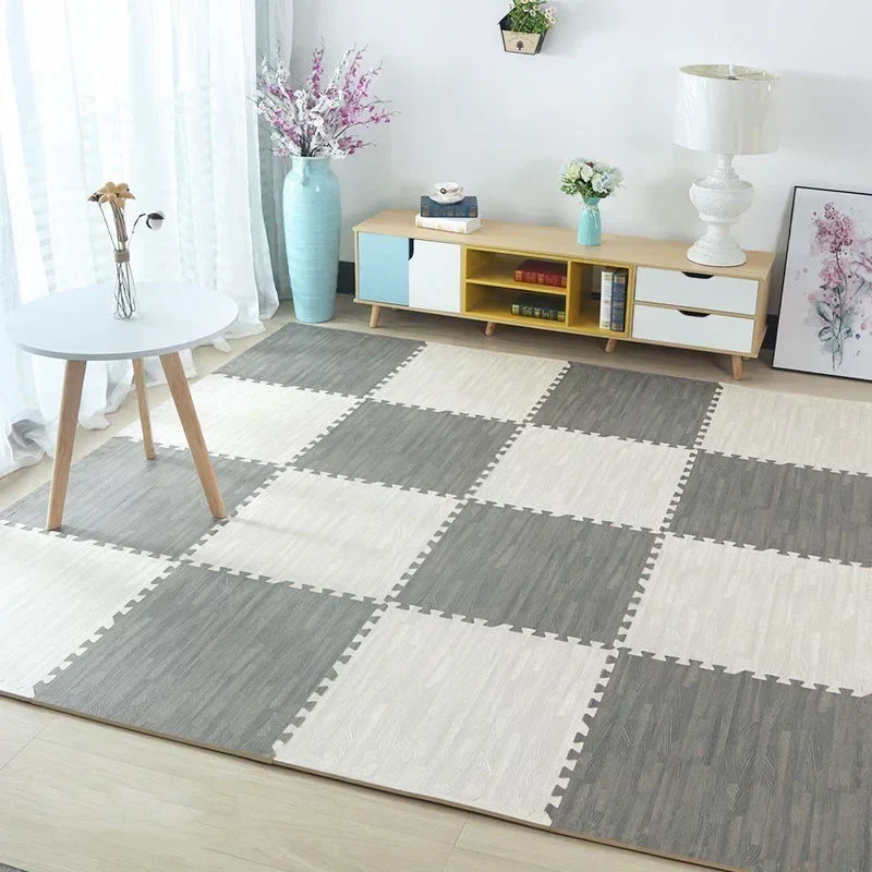 8-16PCS Wood Grain Foam Puzzle Floor - Image 3