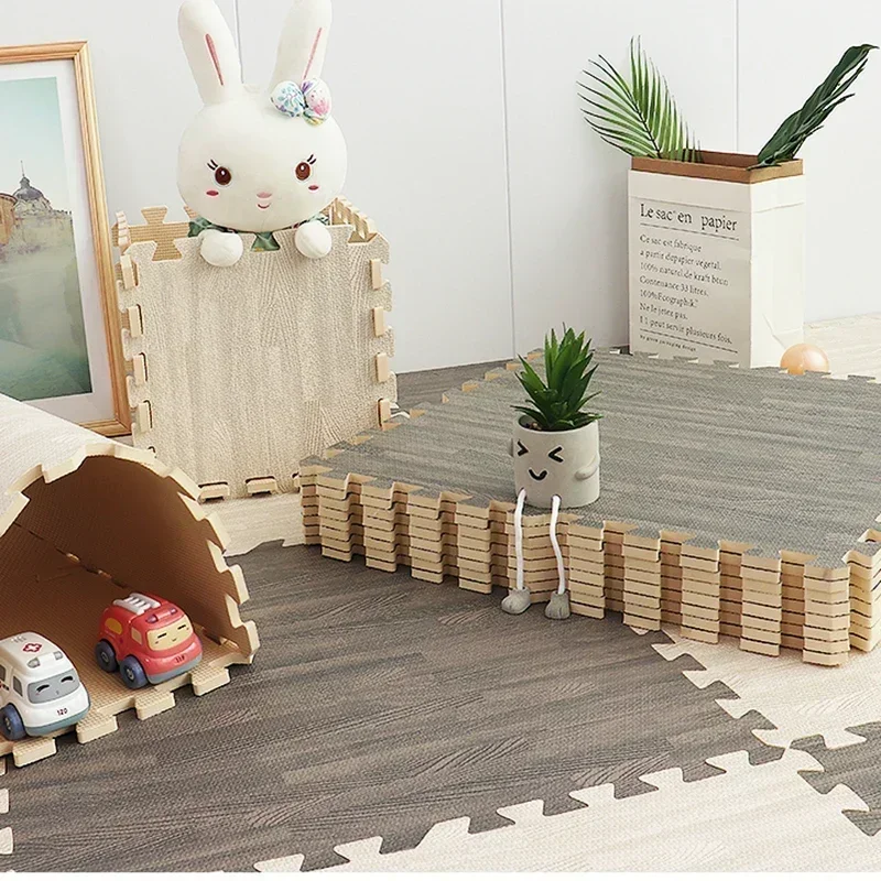8-16PCS Wood Grain Foam Puzzle Floor - Image 5
