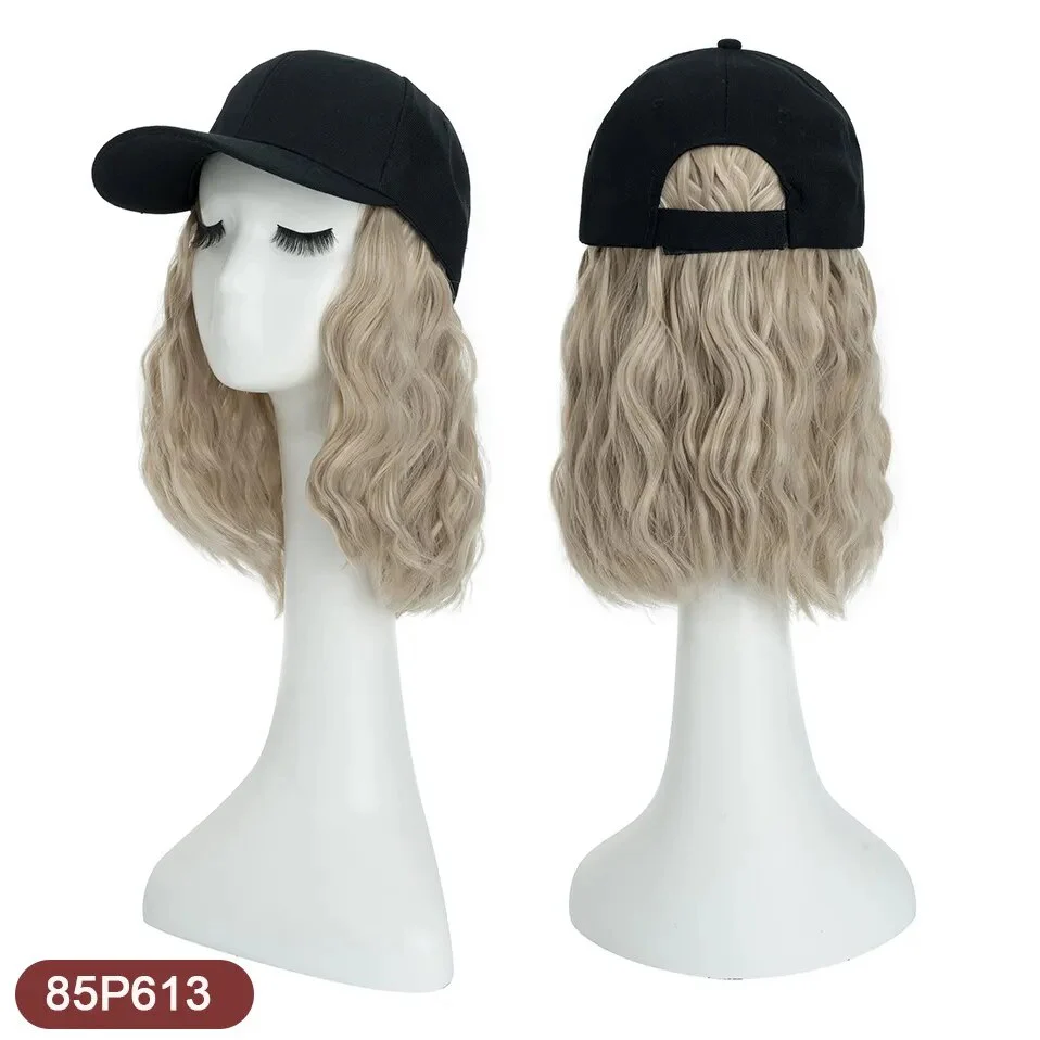 8 Inches Wavy Hair Wig Baseball Cap - Image 13